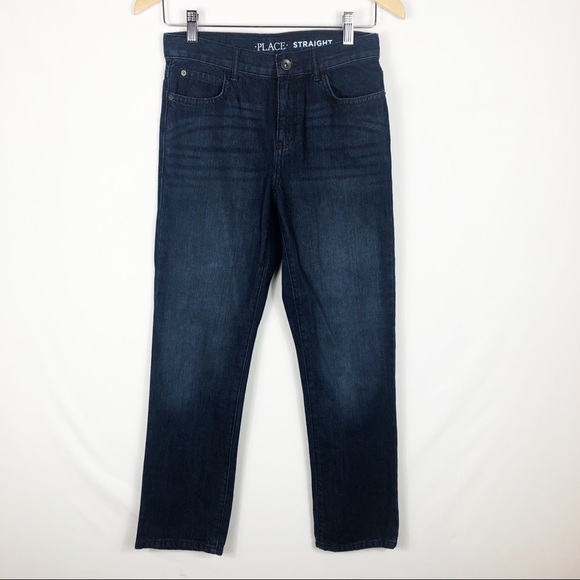 The Children's Place Other - Children's Place Straight Denim Jean | Dark Wash | Size 12